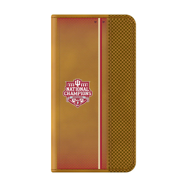 Indiana University Hoosiers 2025 College Football Playoff National Champion Folio Phone Case for Samsung Galaxy