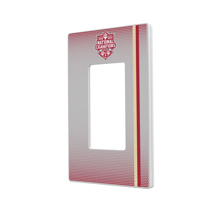Indiana University Hoosiers 2025 College Football Playoff National Champion Hidden-Screw Light Switch Plate