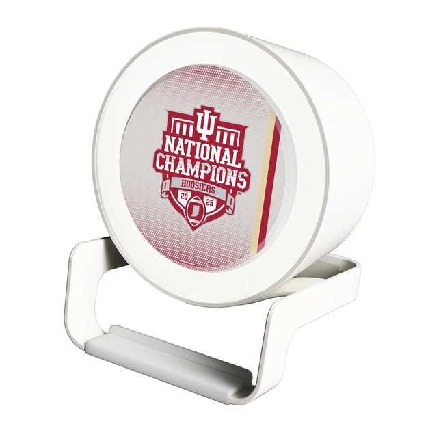 Indiana University Hoosiers 2025 College Football Playoff National Champion Night Light Charger and Bluetooth Speaker