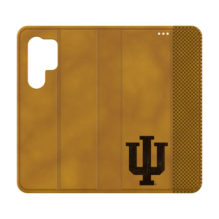 Indiana University Hoosiers Burn Folio Phone Case for Samsung Galaxy