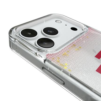 Indiana University Hoosiers Linen Glitter Phone Case for Apple iPhone