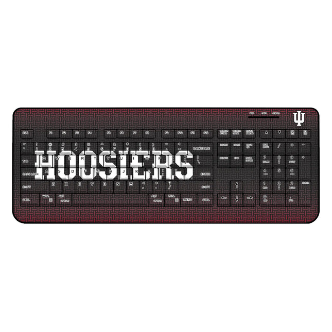 Indiana University Hoosiers Linen Wireless USB Keyboard