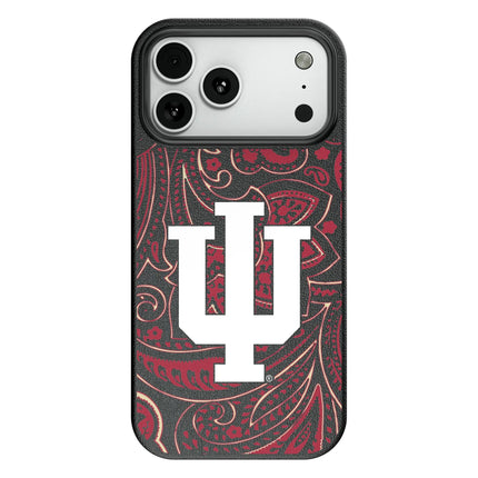 Indiana University Hoosiers Paisley MagSafe Compatible Phone Case for Apple iPhone