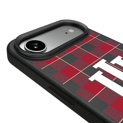 Indiana University Hoosiers Plaid MagSafe Compatible Phone Case for Apple iPhone