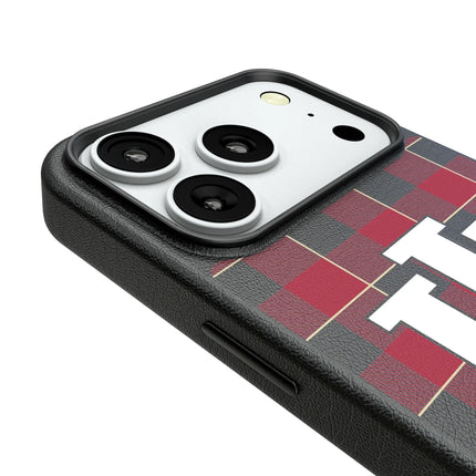 Indiana University Hoosiers Plaid MagSafe Compatible Phone Case for Apple iPhone