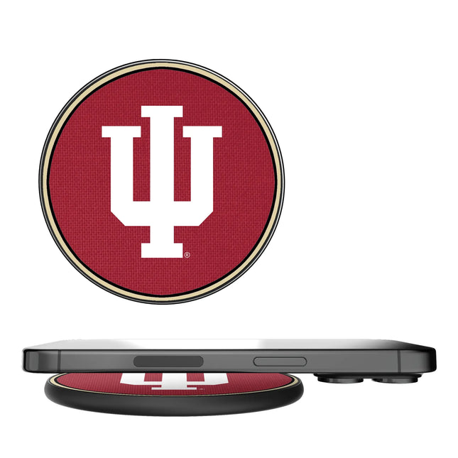 Indiana University Hoosiers Solid 15-Watt Wireless Charger