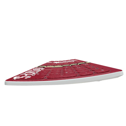Indiana University Hoosiers Stripe Curved Wireless Keyboard
