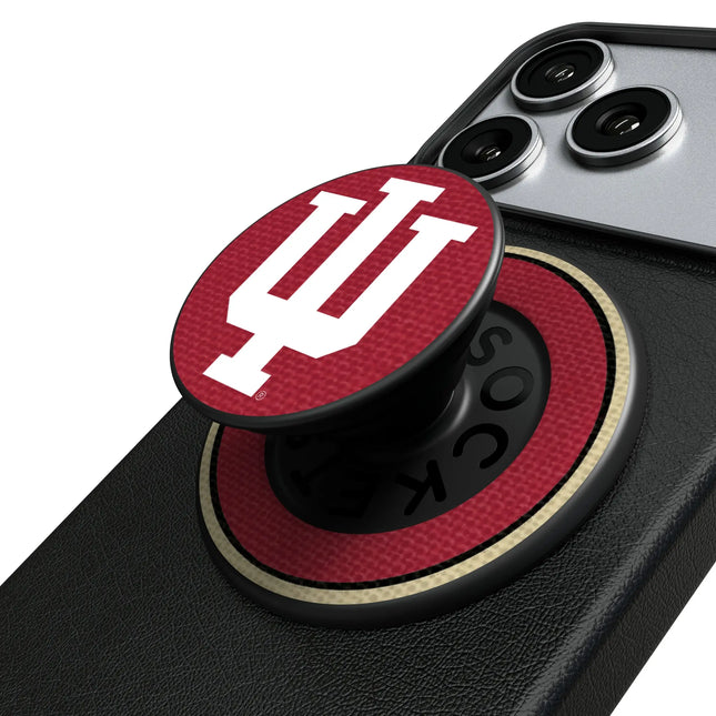 Indiana University Hoosiers Stripe PopSockets Magnetic Phone Grip and Stand
