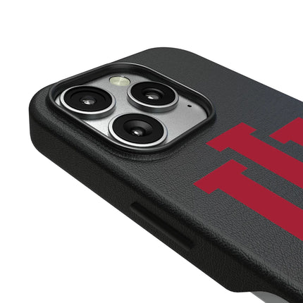 Indiana University Hoosiers Text Backdrop MagSafe Compatible Phone Case for Apple iPhone