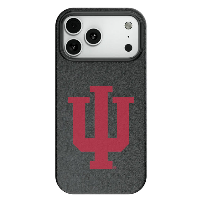 Indiana University Hoosiers Text Backdrop MagSafe Compatible Phone Case for Apple iPhone