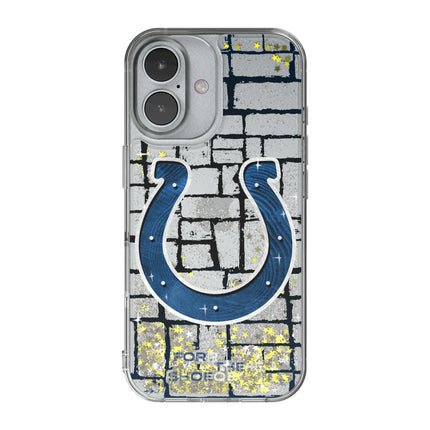 Indianapolis Colts Brick Glitter Phone Case for Apple iPhone