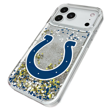 Indianapolis Colts Confetti Glitter Phone Case for Apple iPhone