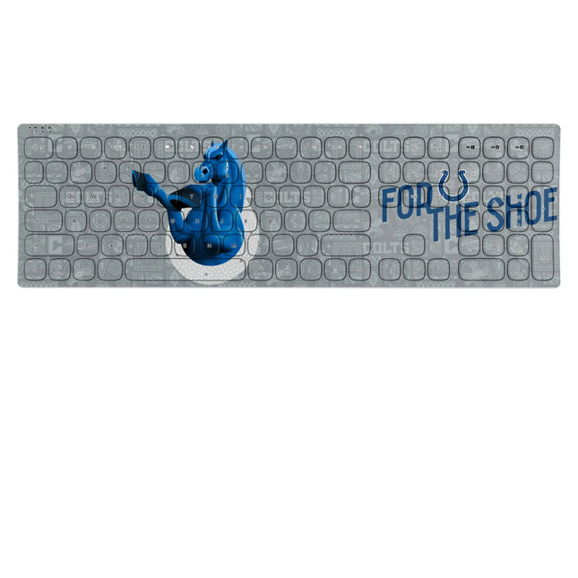 Indianapolis Colts Deco Curved Wireless Keyboard