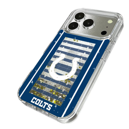 Indianapolis Colts Field Glitter Phone Case for Apple iPhone