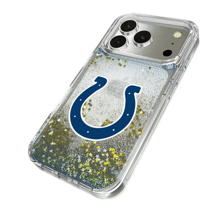 Indianapolis Colts Linen Glitter Phone Case for Apple iPhone