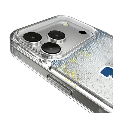 Indianapolis Colts Linen Glitter Phone Case for Apple iPhone