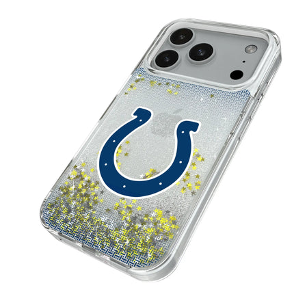 Indianapolis Colts Linen Glitter Phone Case for Apple iPhone