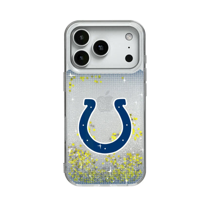 Indianapolis Colts Linen Glitter Phone Case for Apple iPhone