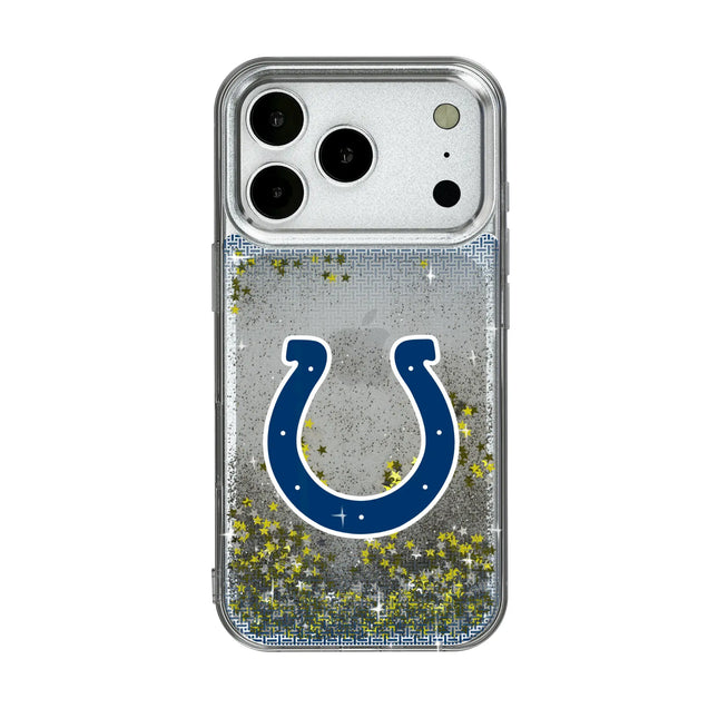 Indianapolis Colts Linen Glitter Phone Case for Apple iPhone