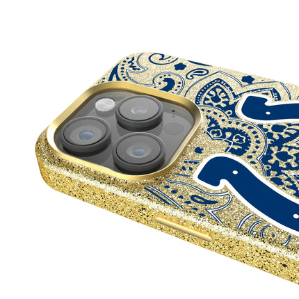 Indianapolis Colts Paisley Bling Phone Case for Apple iPhone