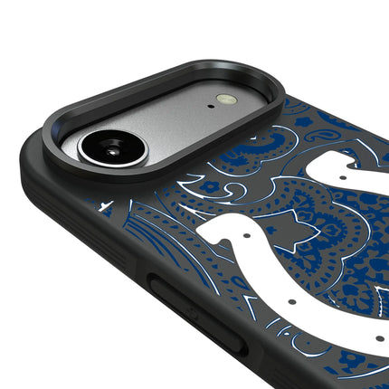 Indianapolis Colts Paisley Bump Phone Case for Apple iPhone