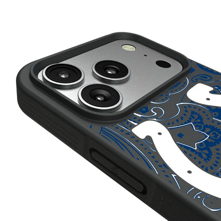 Indianapolis Colts Paisley Bump Phone Case for Apple iPhone