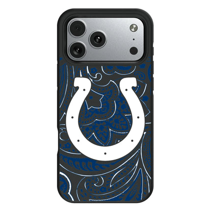 Indianapolis Colts Paisley Bump Phone Case for Apple iPhone