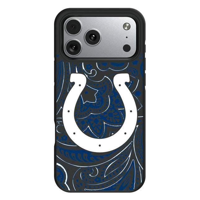 Indianapolis Colts Paisley Bump Phone Case for Apple iPhone