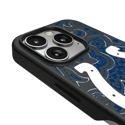 Indianapolis Colts Paisley MagSafe Compatible Phone Case for Apple iPhone