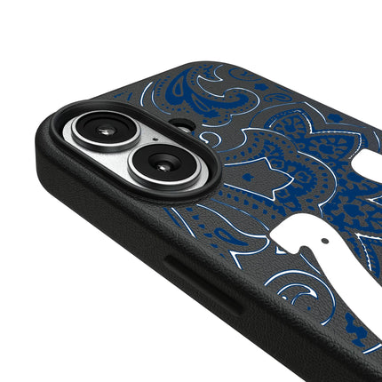 Indianapolis Colts Paisley MagSafe Compatible Phone Case for Apple iPhone