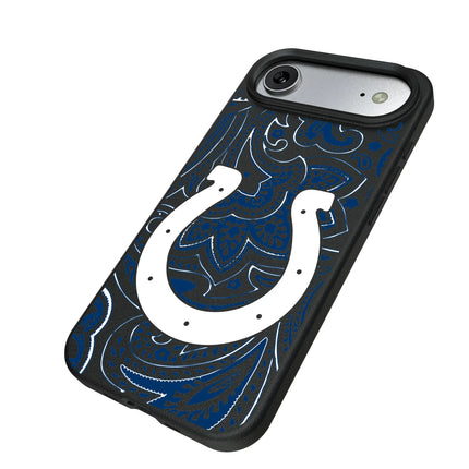 Indianapolis Colts Paisley MagSafe Compatible Phone Case for Apple iPhone
