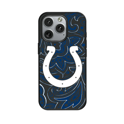 Indianapolis Colts Paisley MagSafe Compatible Phone Case for Apple iPhone