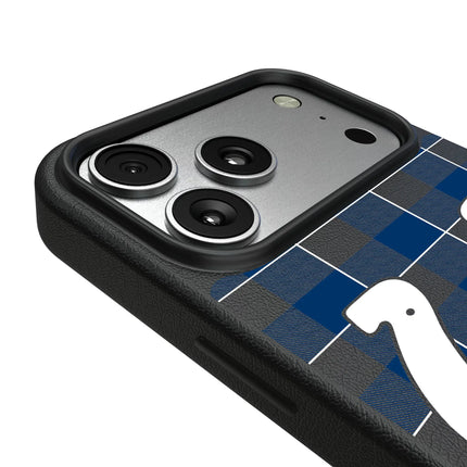 Indianapolis Colts Plaid MagSafe Compatible Phone Case for Apple iPhone