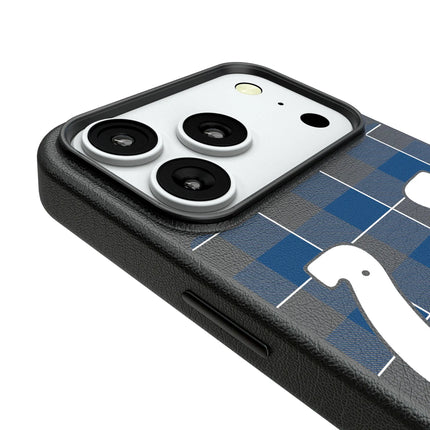 Indianapolis Colts Plaid MagSafe Compatible Phone Case for Apple iPhone