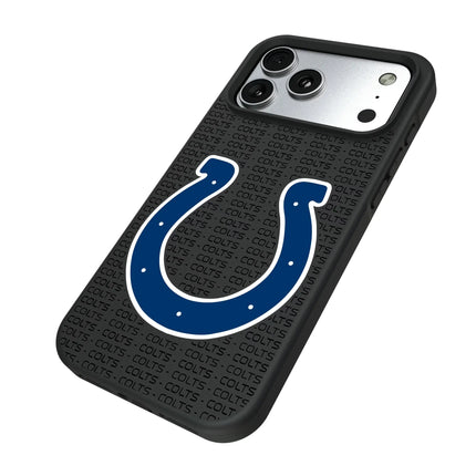 Indianapolis Colts Text Backdrop Bump Phone Case for Apple iPhone