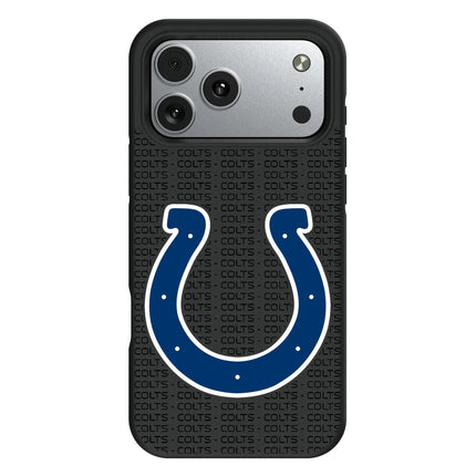 Indianapolis Colts Text Backdrop Bump Phone Case for Apple iPhone