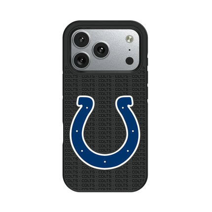 Indianapolis Colts Text Backdrop Bump Phone Case for Apple iPhone