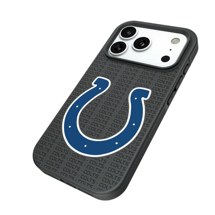 Indianapolis Colts Text Backdrop Bump Phone Case for Apple iPhone