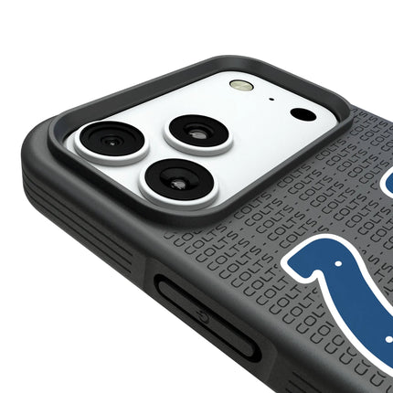 Indianapolis Colts Text Backdrop Bump Phone Case for Apple iPhone