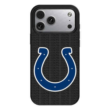 Indianapolis Colts Text Backdrop MagSafe Compatible Phone Case for Apple iPhone