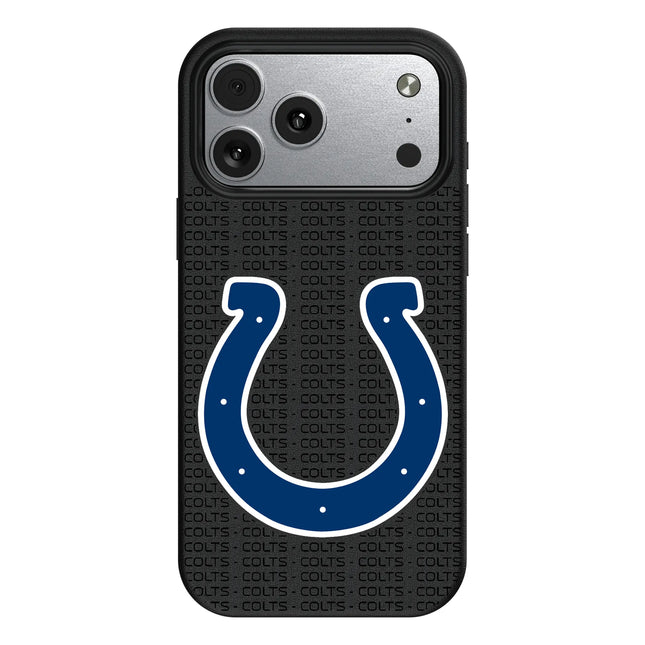 Indianapolis Colts Text Backdrop MagSafe Compatible Phone Case for Apple iPhone