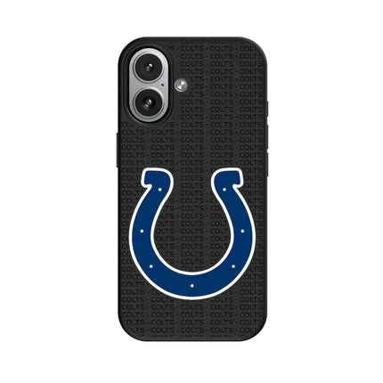 Indianapolis Colts Text Backdrop MagSafe Compatible Phone Case for Apple iPhone