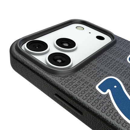 Indianapolis Colts Text Backdrop MagSafe Compatible Phone Case for Apple iPhone