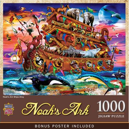 Inspirational Noah's Ark Ships Ahoy 1000 Piece Puzzle
