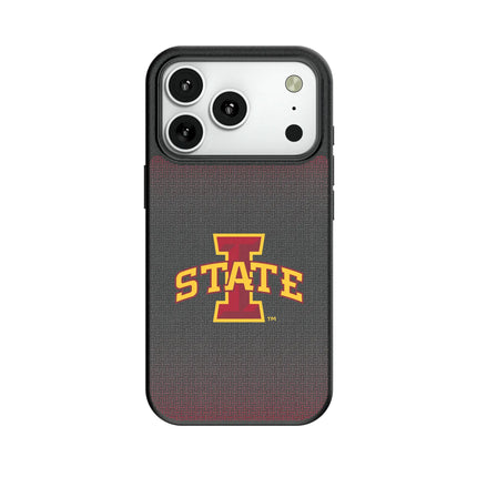 Iowa State University Cyclones Linen MagSafe Compatible Phone Case for Apple iPhone
