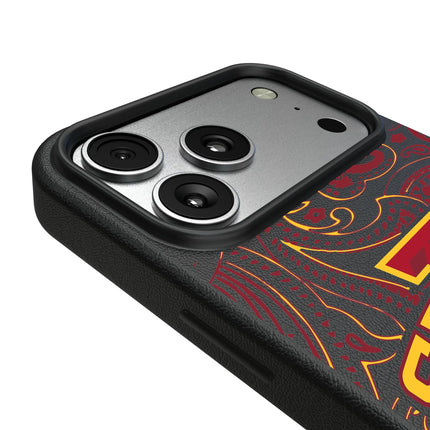 Iowa State University Cyclones Paisley MagSafe Compatible Phone Case for Apple iPhone
