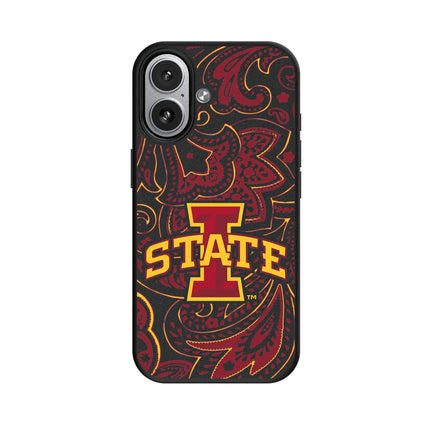 Iowa State University Cyclones Paisley MagSafe Compatible Phone Case for Apple iPhone