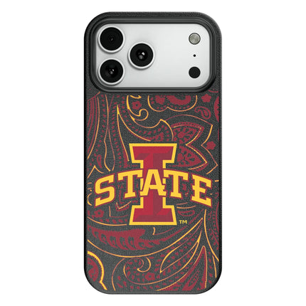Iowa State University Cyclones Paisley MagSafe Compatible Phone Case for Apple iPhone