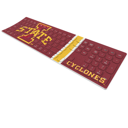Iowa State University Cyclones Stripe Curved Wireless Keyboard