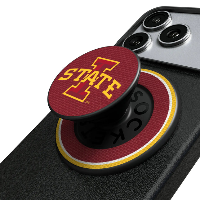 Iowa State University Cyclones Stripe PopSockets Magnetic Phone Grip and Stand